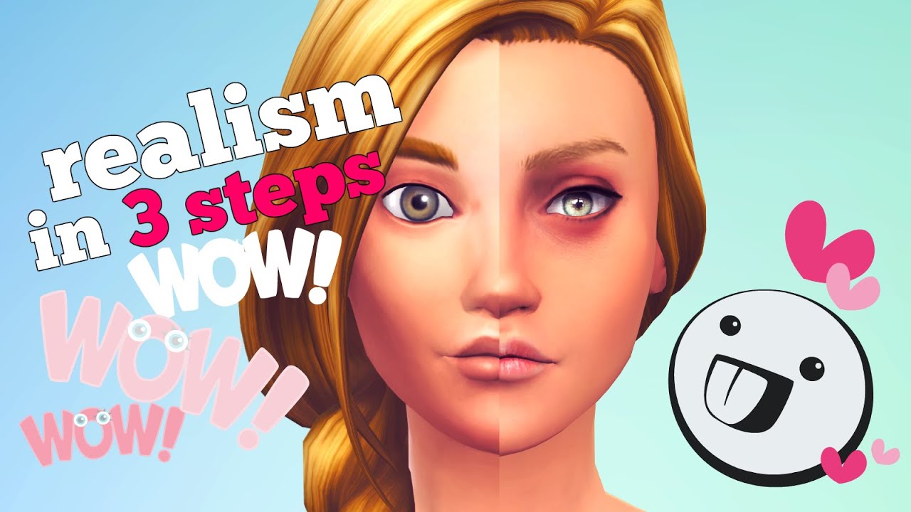 realistic skin mod sims 3